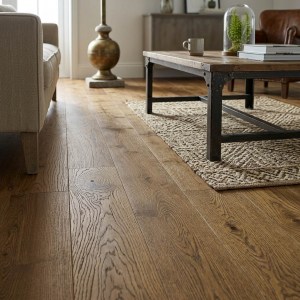 PARQUET PREFINITI - Rovere 1 Strip - Bassano - Noce Fumè - Spazzolato-3